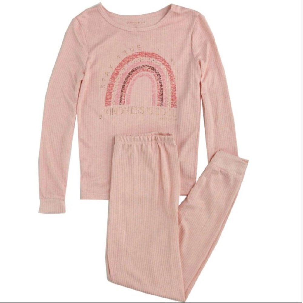 𝅺danskin girl 2-Piece Pajama Set Size 12Y